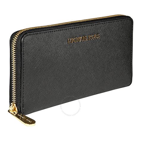 michael kors wallet strap replacement|michael kors black zipper wallet.